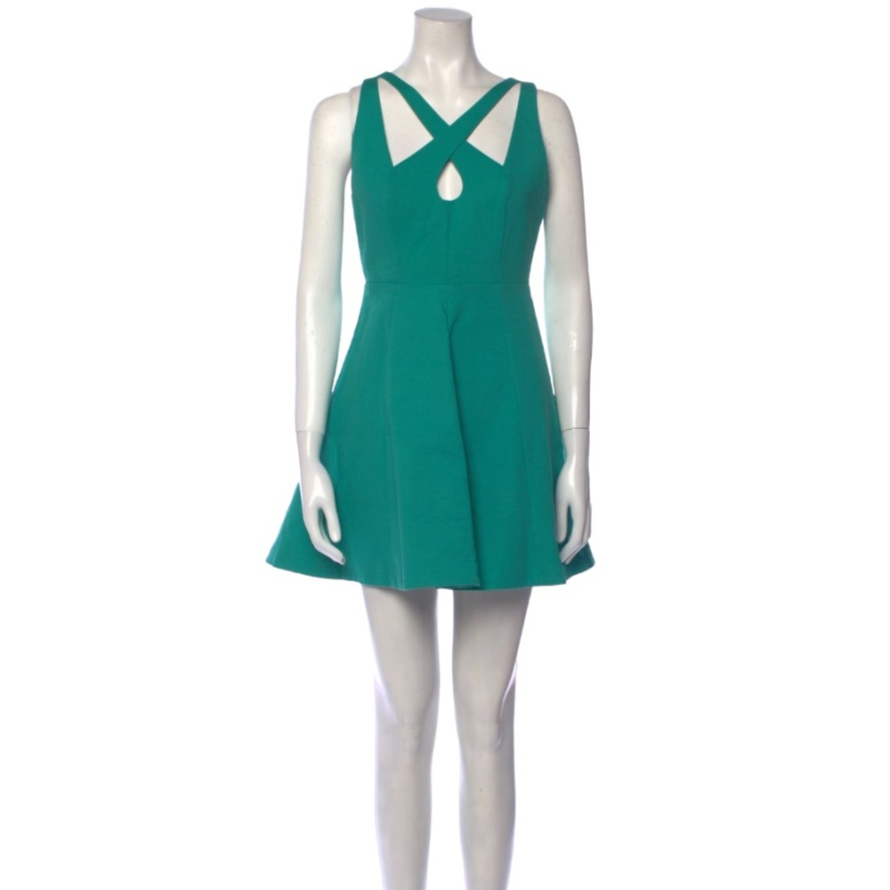 Halston Heritage fit and flare cutout dress • size 14